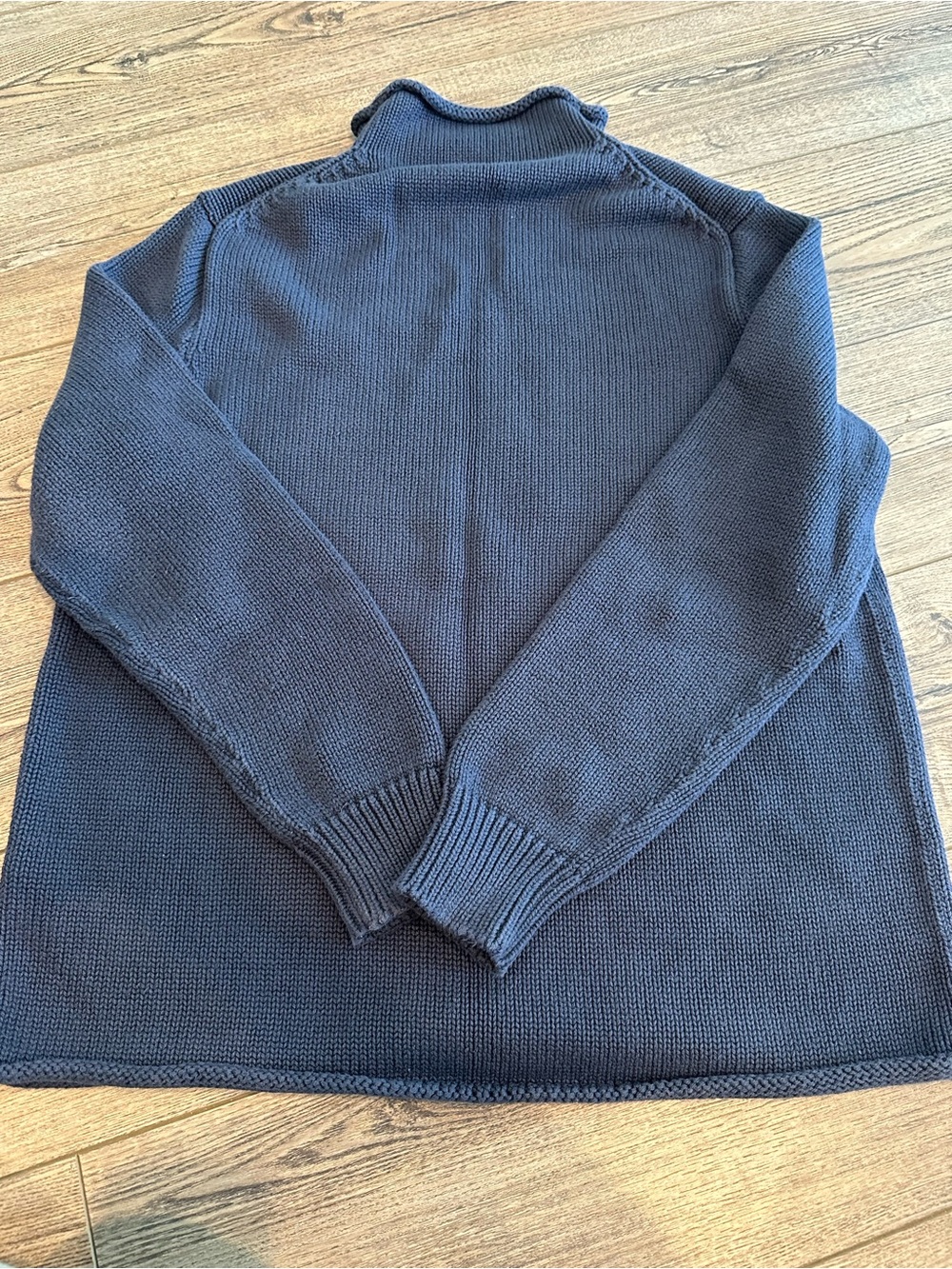 J. Crew Men's Navy Rollneck Sweater Navy - Picture 8 of 8